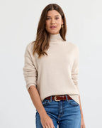 Oversized 100% Cashmere Pullover — Relaxed Luxury with Custom Fit & Embroidery