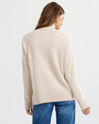 Oversized 100% Cashmere Pullover — Relaxed Luxury with Custom Fit & Embroidery