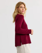 Essential 100% Cashmere Crew Sweater — Everyday Luxury with Custom Fit & Embroidery