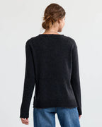 Essential 100% Cashmere Crew Sweater — Everyday Luxury with Custom Fit & Embroidery