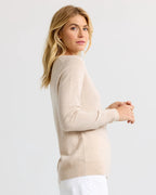 Essential 100% Cashmere V-Neck Sweater — Timeless Luxury with Custom Fit & Embroidery