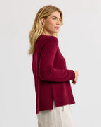 Essential 100% Cashmere Crew Sweater — Everyday Luxury with Custom Fit & Embroidery
