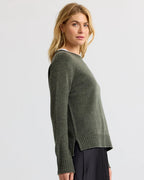 Essential 100% Cashmere Crew Sweater — Everyday Luxury with Custom Fit & Embroidery