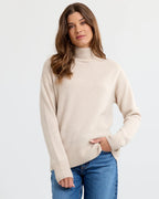 Oversized 100% Cashmere Pullover — Relaxed Luxury with Custom Fit & Embroidery