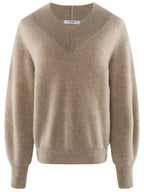 100% Cashmere Women's Rainbow Striped Sweater — Soft & Vibrant Crewneck Style