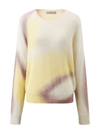 100% Cashmere Women's Gradient Knit Sweater — Soft, Cozy & Modern Design