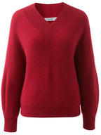 100% Cashmere Women's Rainbow Striped Sweater — Soft & Vibrant Crewneck Style