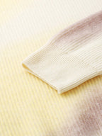 100% Cashmere Women's Gradient Knit Sweater — Soft, Cozy & Modern Design