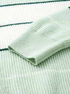 100% Cashmere Women's Striped Crewneck Sweater — Casual, Cozy & Customizable