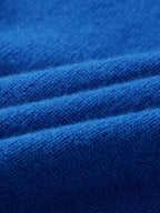 Women's Ribbed Cable Knit 100% Pure Cashmere Sweater - Custom Fit & Embroidery