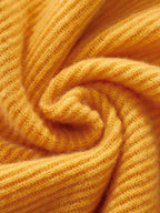 100% Cashmere Women's Rainbow Striped Sweater — Soft & Vibrant Crewneck Style