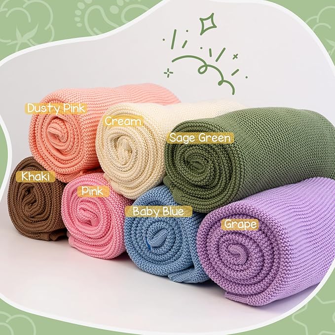 Luxury 100% Cashmere Personalized Baby Blanket — Hand-Embroidered Name, 30×40in Newborn Gift