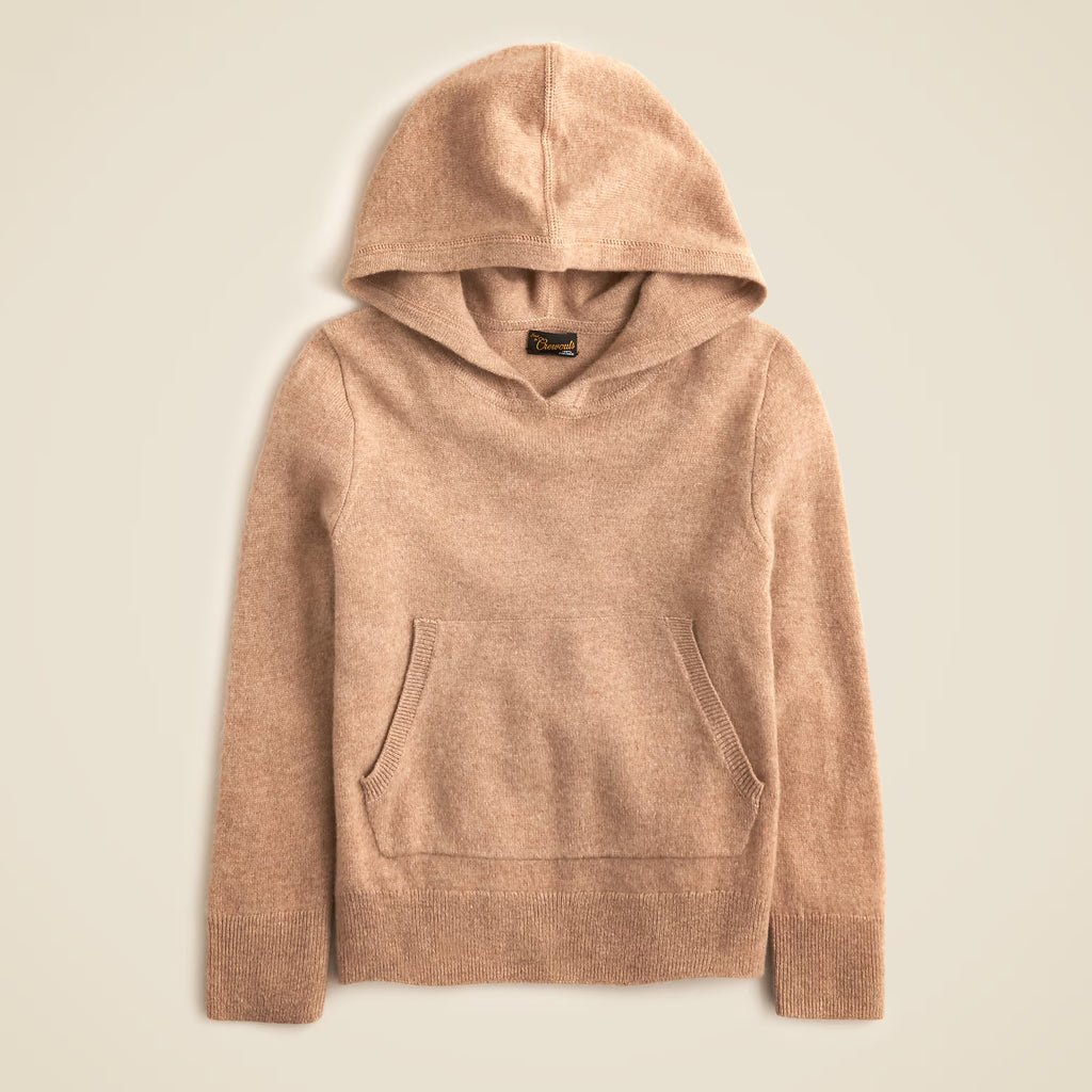 Kids’ 100% Cashmere Pullover Hoodie — Ultra-Soft Mini Hoodie
