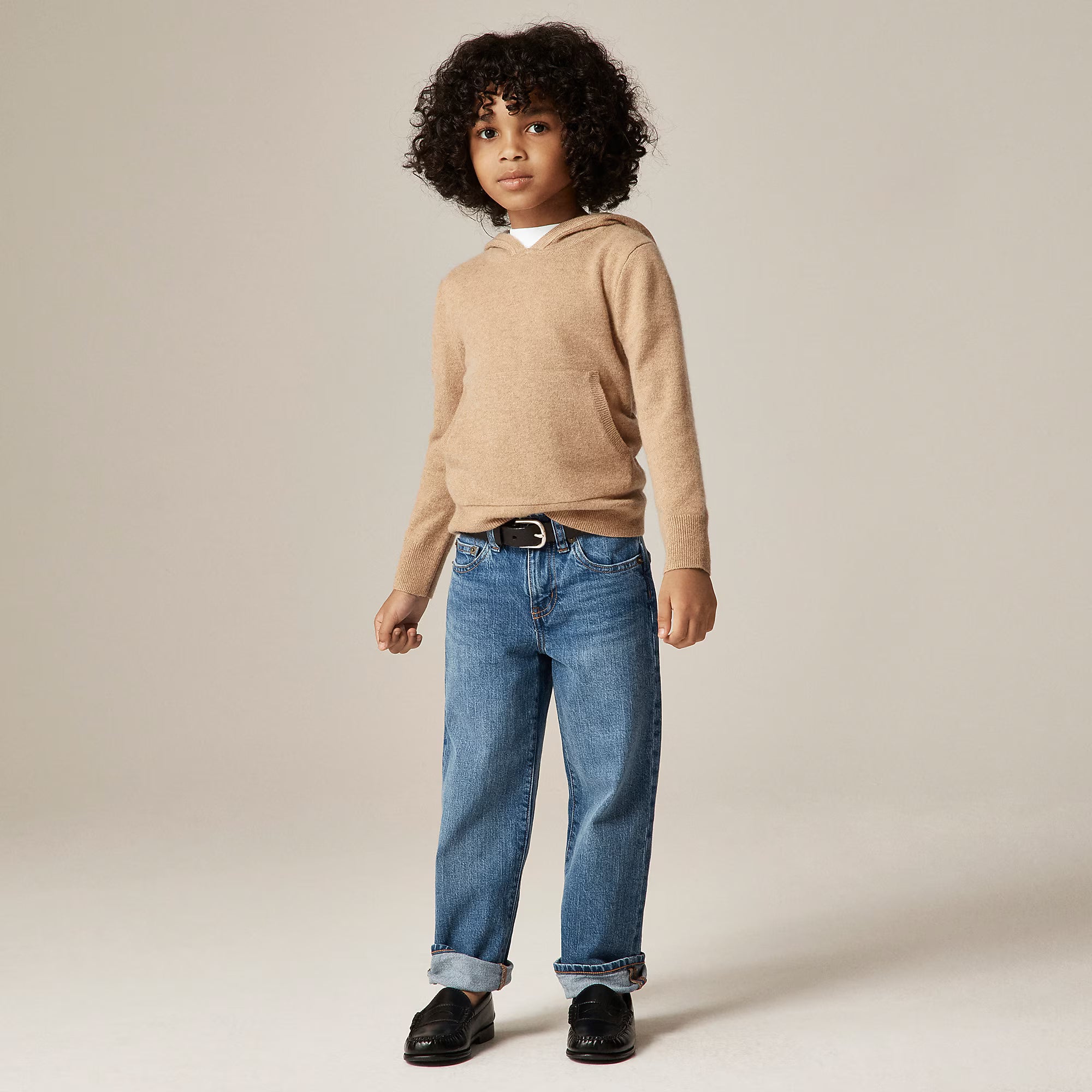 Kids’ 100% Cashmere Pullover Hoodie — Ultra-Soft Mini Hoodie