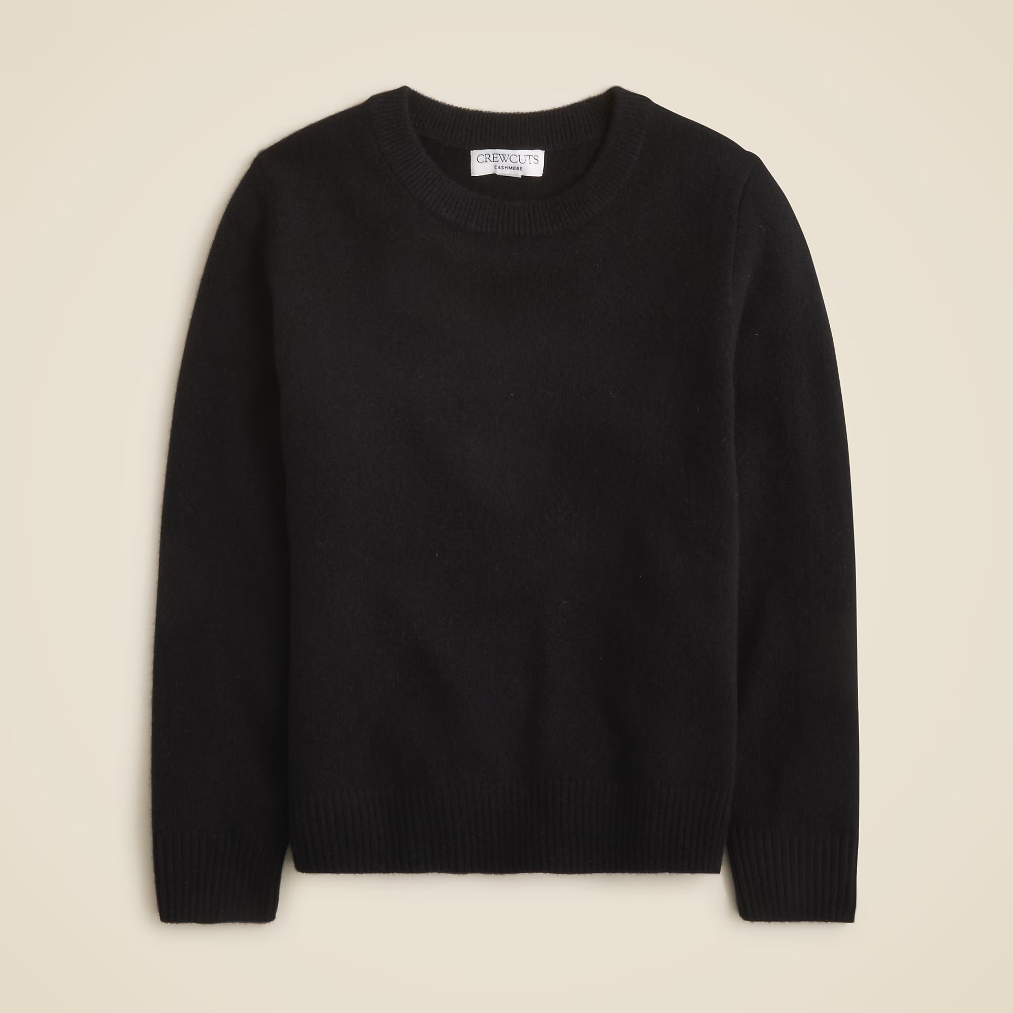 Kids’ 100% Cashmere Crewneck Sweater — Ultra-Soft Mini Crew