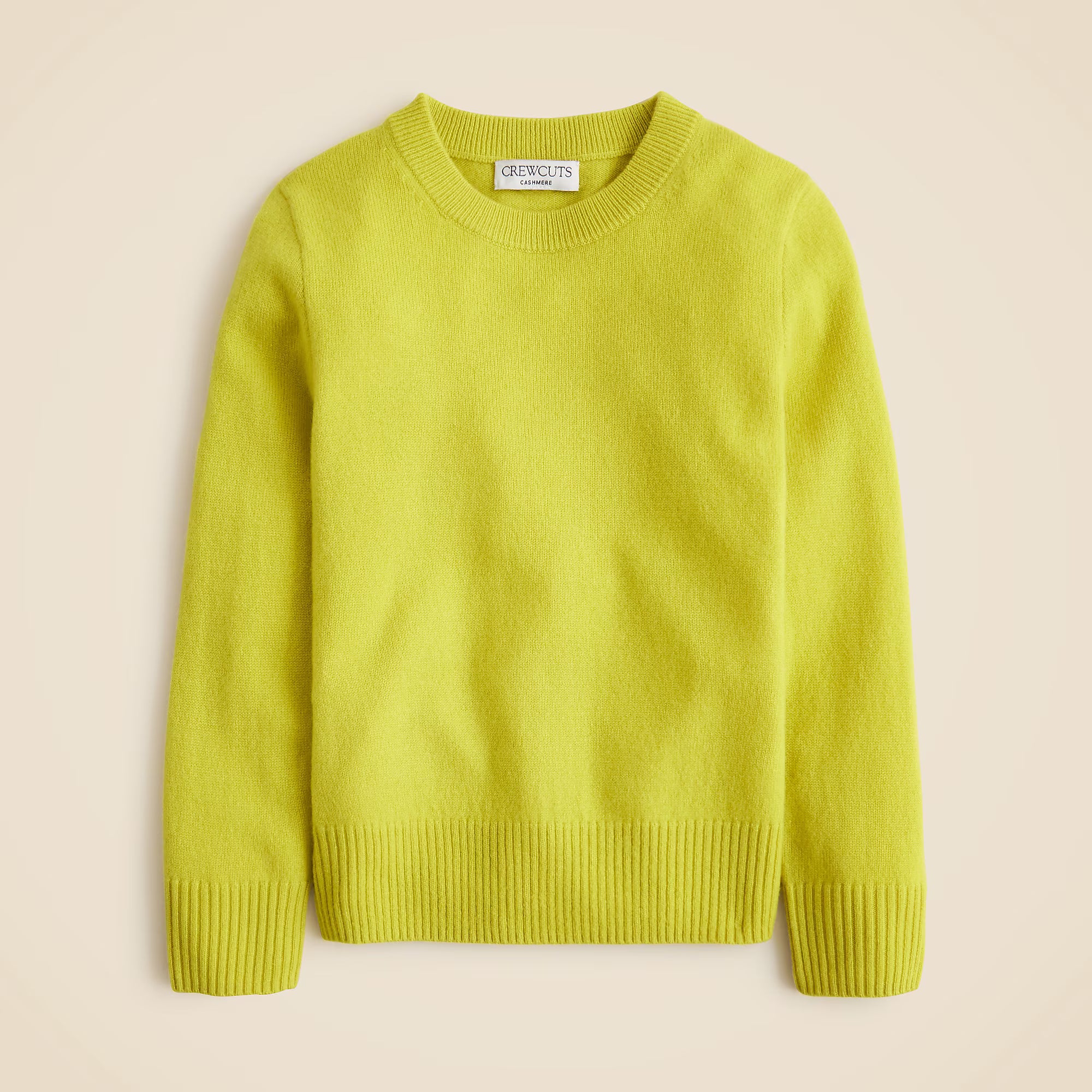 Kids’ 100% Cashmere Crewneck Sweater — Ultra-Soft Mini Crew