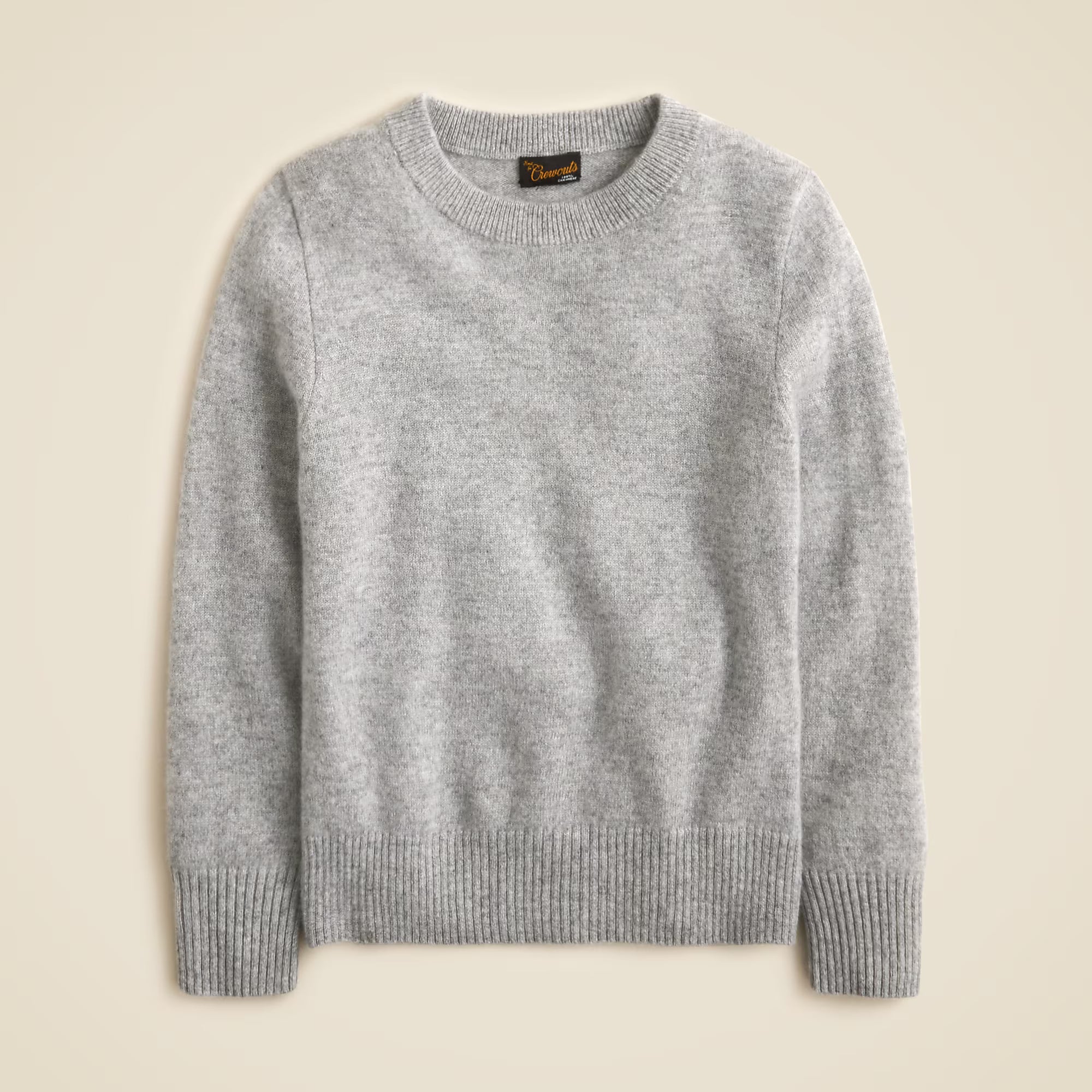 Kids’ 100% Cashmere Crewneck Sweater — Ultra-Soft Mini Crew