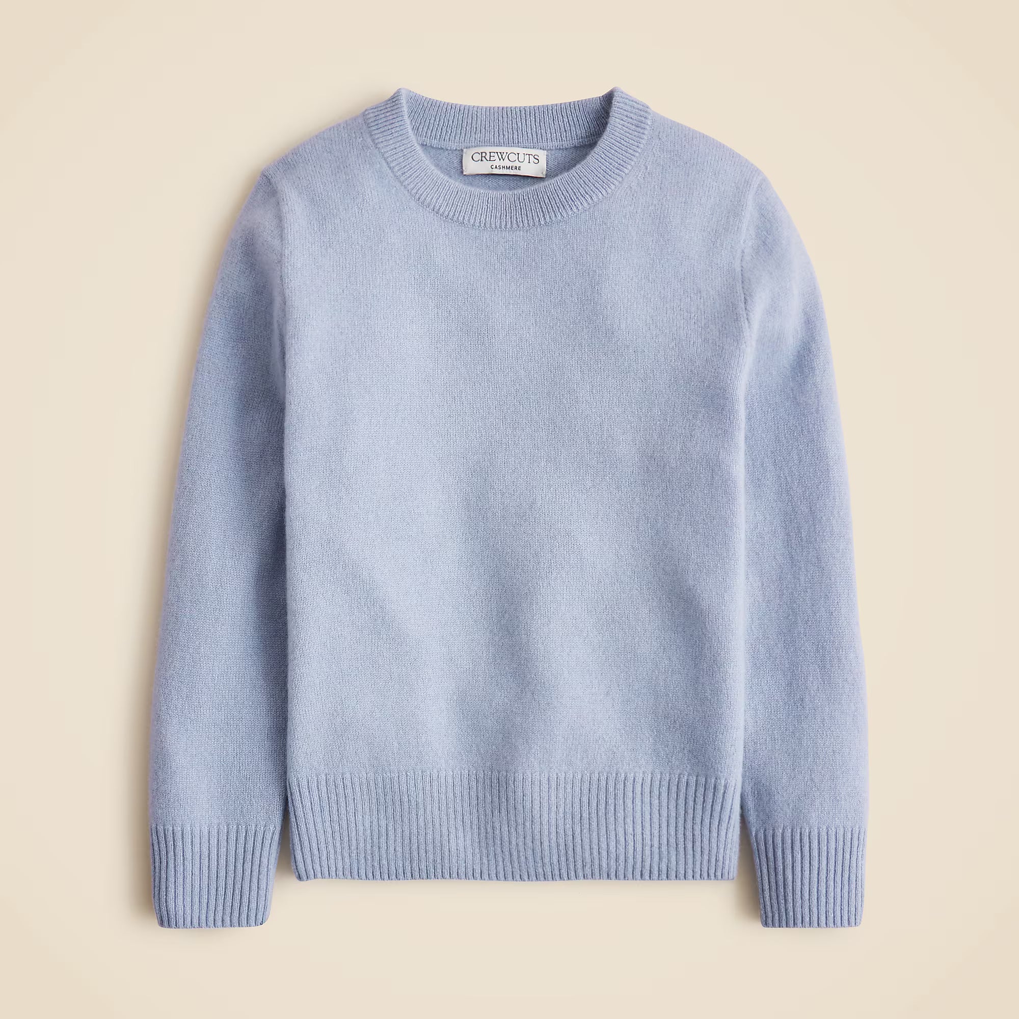 Kids’ 100% Cashmere Crewneck Sweater — Ultra-Soft Mini Crew