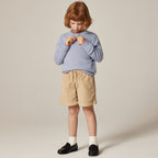 Kids’ 100% Cashmere Crewneck Sweater — Ultra-Soft Mini Crew