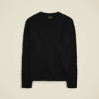Classic Cashmere Cable-Knit Sweater — 100% Cashmere, Custom Fit & Name Embroidery