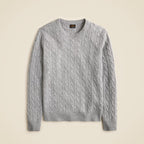 Classic Cashmere Cable-Knit Sweater — 100% Cashmere, Custom Fit & Name Embroidery