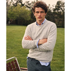 Classic Cashmere Cable-Knit Sweater — 100% Cashmere, Custom Fit & Name Embroidery