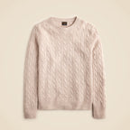 Classic Cashmere Cable-Knit Sweater — 100% Cashmere, Custom Fit & Name Embroidery