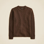 Classic Cashmere Cable-Knit Sweater — 100% Cashmere, Custom Fit & Name Embroidery