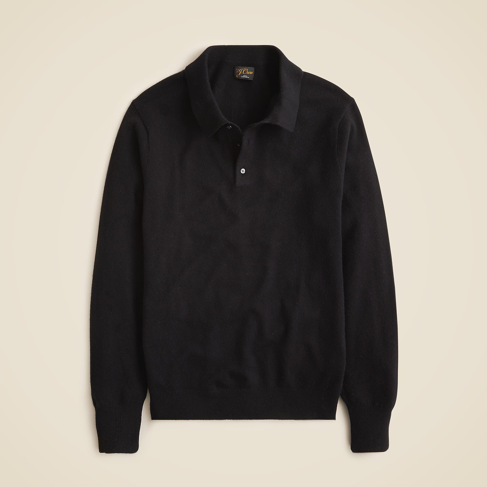 Cashmere Collared Sweater-Polo — 100% Cashmere, Tailored Fit & Custom Embroidery