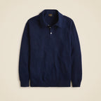 Cashmere Collared Sweater-Polo — 100% Cashmere, Tailored Fit & Custom Embroidery