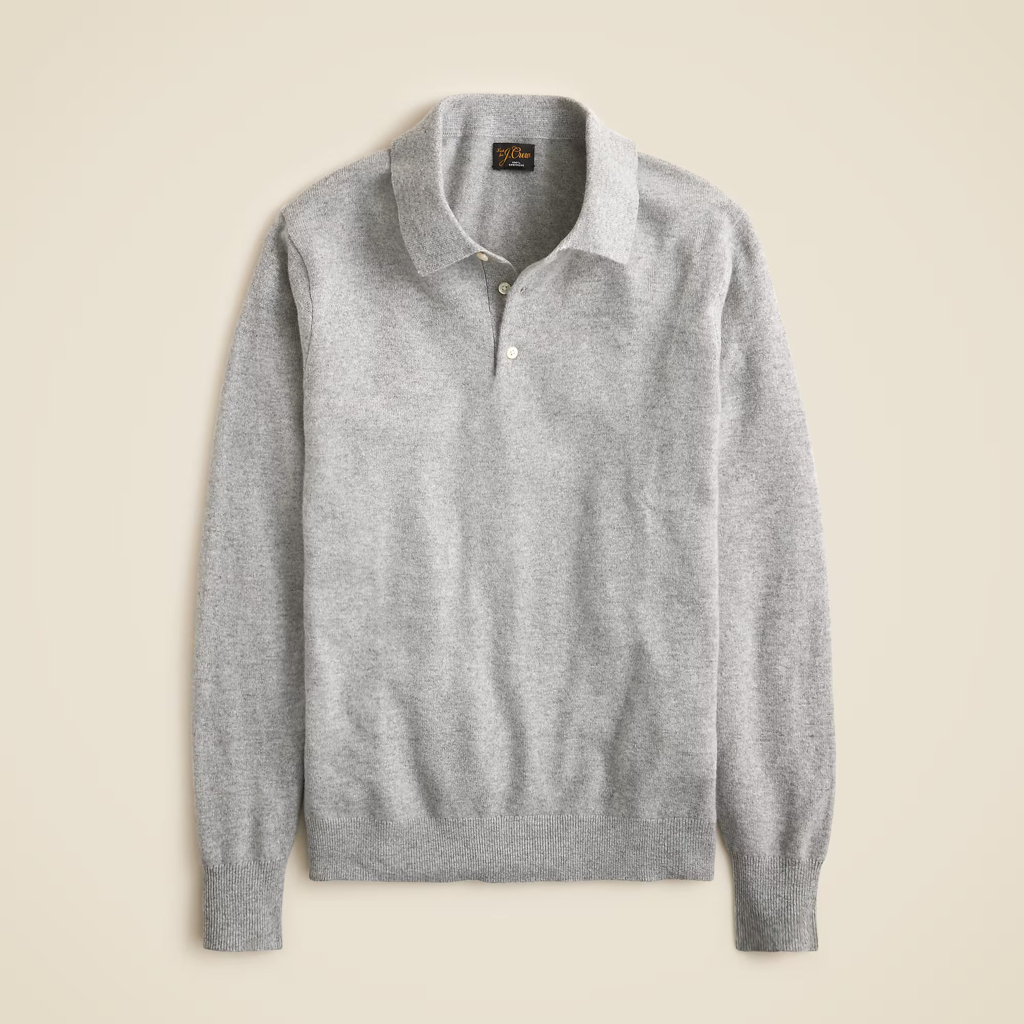 Cashmere Collared Sweater-Polo — 100% Cashmere, Tailored Fit & Custom Embroidery