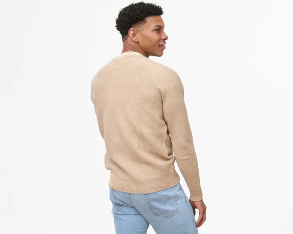 Winter Pure Cashmere Crew Neck Sweater — Tailored Fit & Effortless Layering