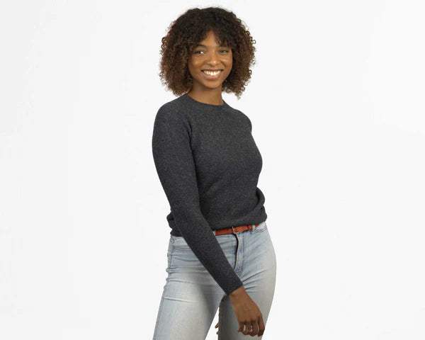 Winter Pure Cashmere Crew Neck Sweater — Tailored Fit & Effortless Layering