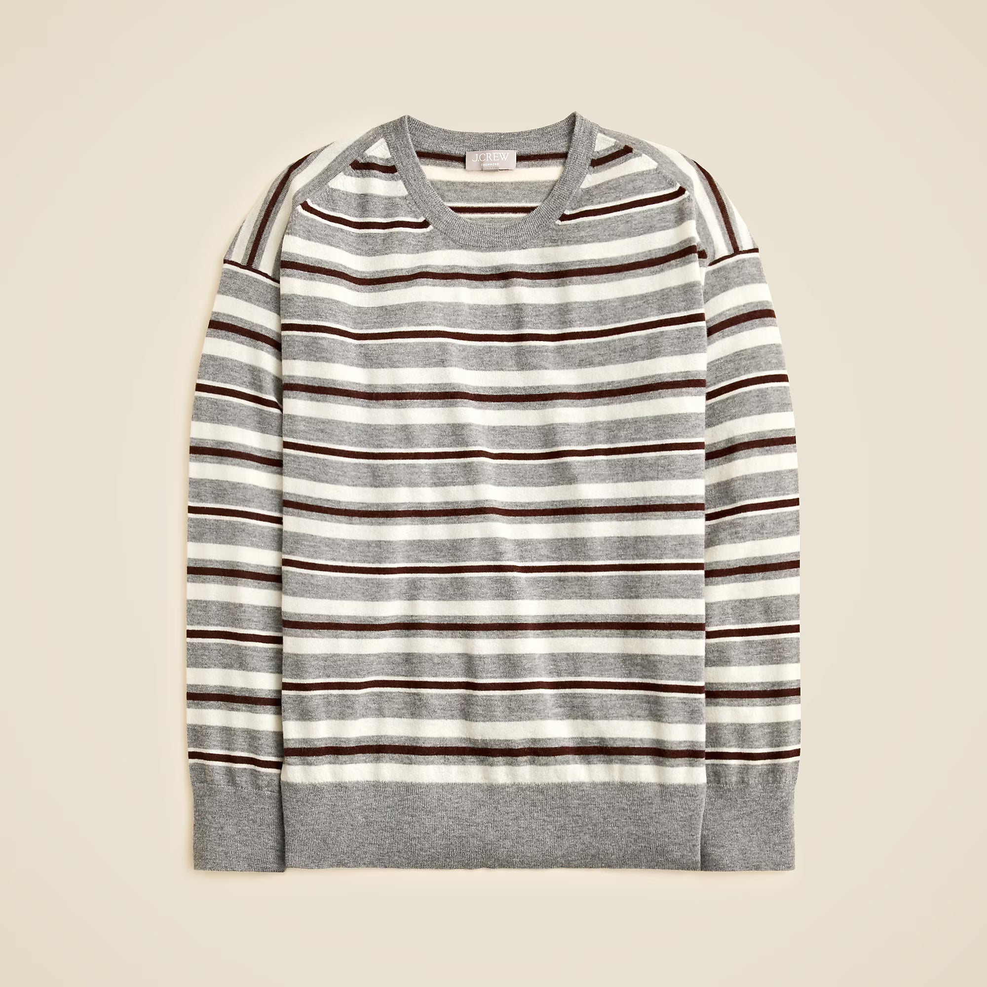 Featherweight 100% Cashmere Relaxed Crewneck Sweater — Personalized Fit & Embroidery