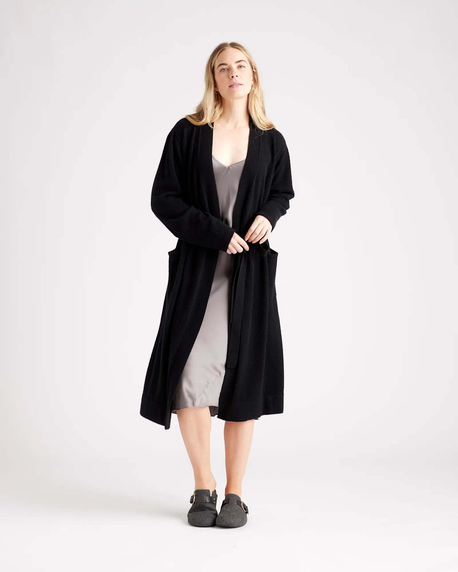 Mongolian Cashmere Robe — 100% Pure Cashmere, Custom Embroidery & Tailored Fit