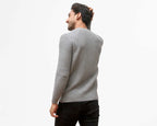 Winter Pure Cashmere Crew Neck Sweater — Tailored Fit & Effortless Layering