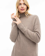 Oversized 100% Cashmere Pullover — Relaxed Luxury with Custom Fit & Embroidery