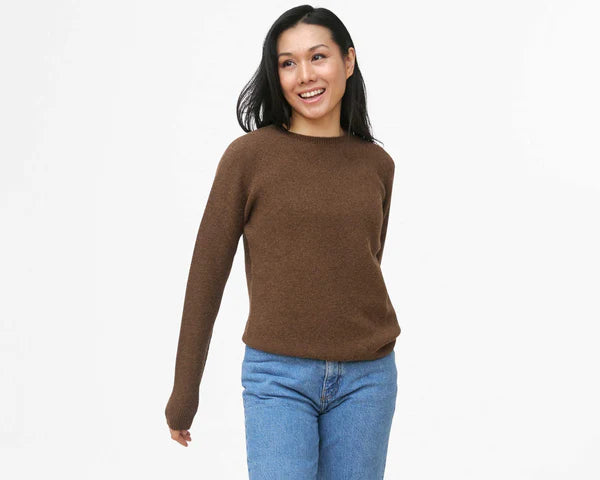 Winter Pure Cashmere Crew Neck Sweater — Tailored Fit & Effortless Layering