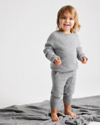 Washable 100% Cashmere Crewneck — Kids’ Ultra-Soft Sweater