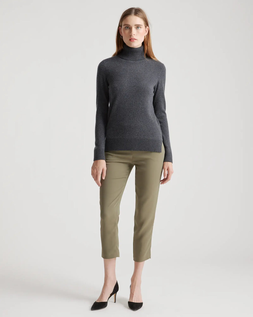 Super Luxe Cashmere Turtleneck Sweater — 100% Pure Cashmere, Timeless Luxury