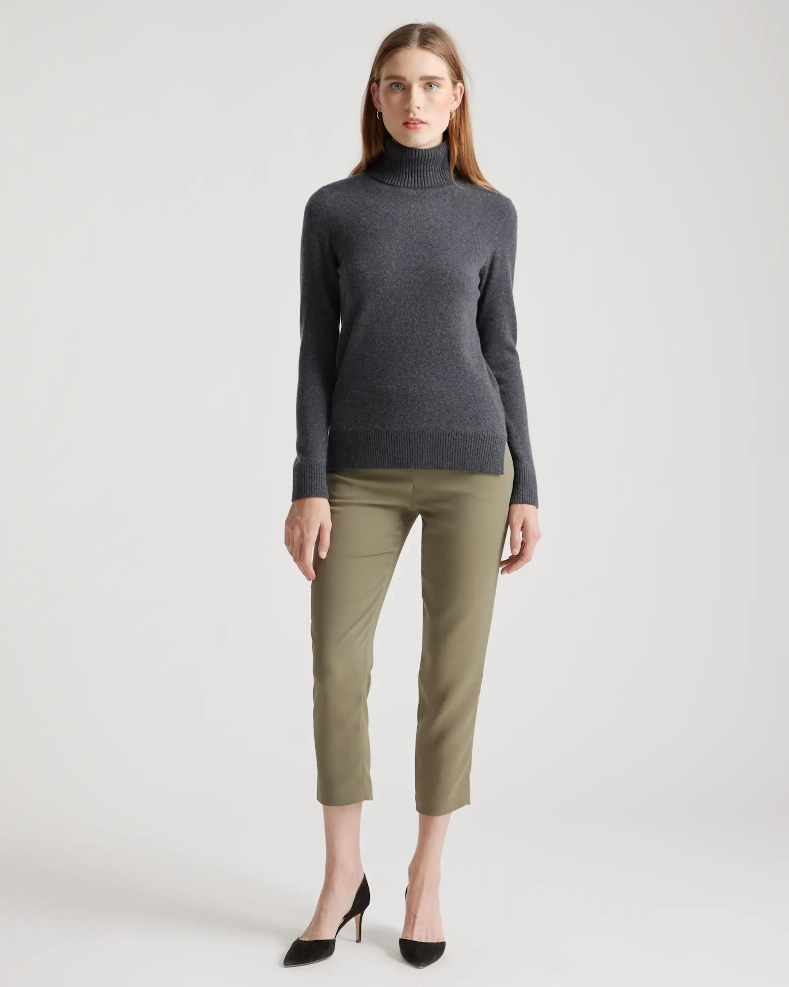 Super Luxe Cashmere Turtleneck Sweater — 100% Pure Cashmere, Timeless Luxury