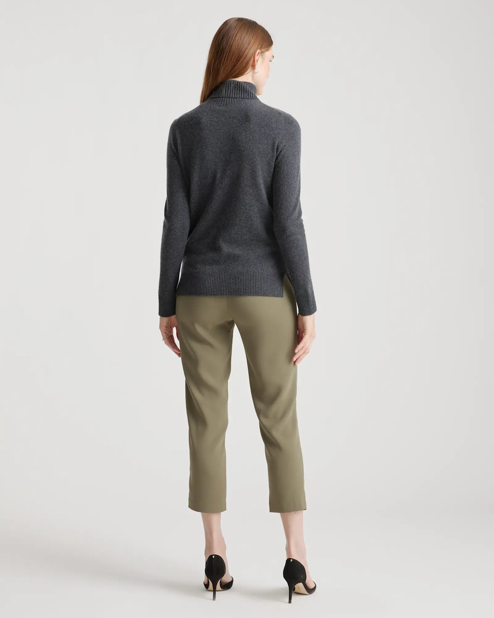 Super Luxe Cashmere Turtleneck Sweater — 100% Pure Cashmere, Timeless Luxury