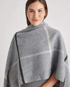 Mongolian Cashmere Plaid Wrap — 100% Pure Cashmere, Custom Embroidery & Sustainable Luxury