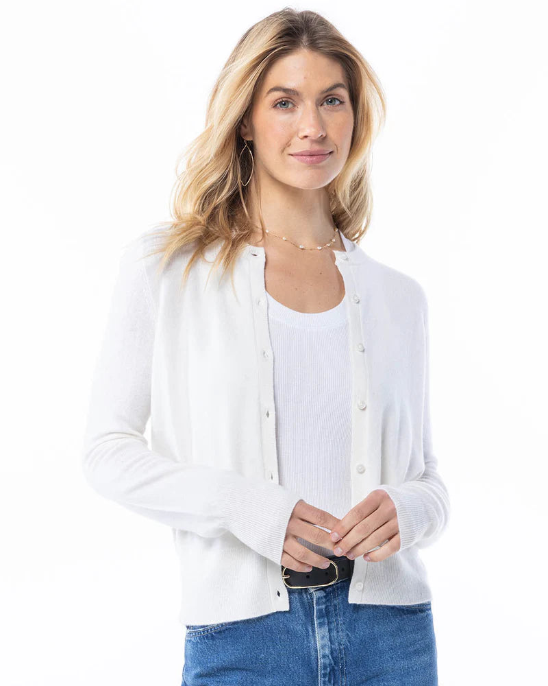 Classic Fine Cashmere Cardigan — 100% Luxury Knit with Custom Fit & Embroidery