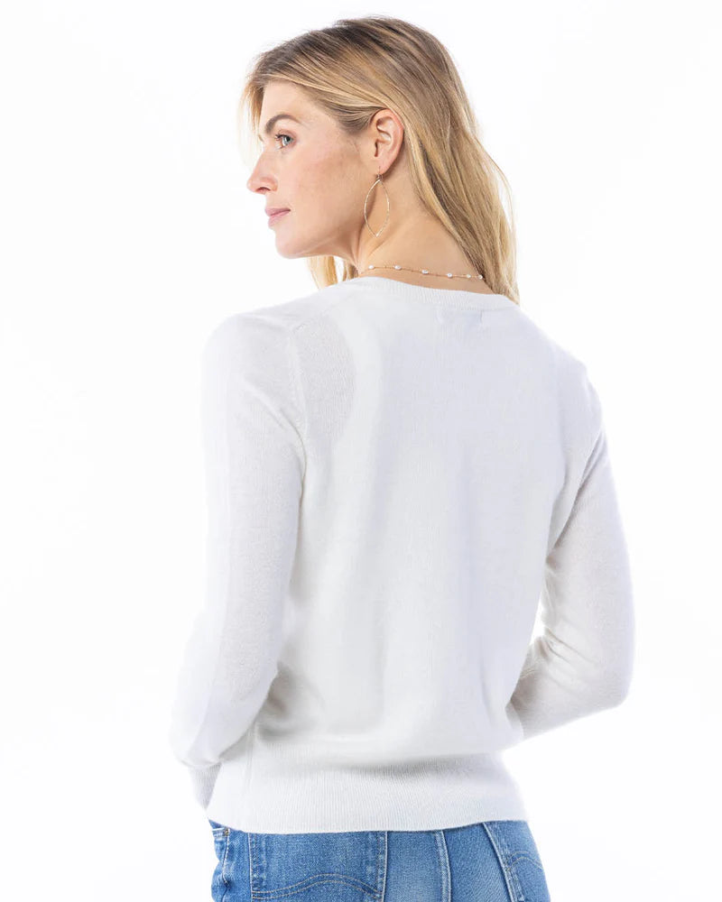 Classic Fine Cashmere Cardigan — 100% Luxury Knit with Custom Fit & Embroidery