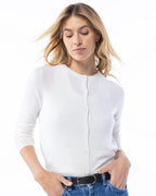 Classic Fine Cashmere Cardigan — 100% Luxury Knit with Custom Fit & Embroidery