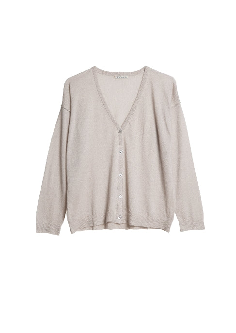 100% Cashmere V-Neck Cardigan — Classic Luxury with Custom Fit & Embroidery