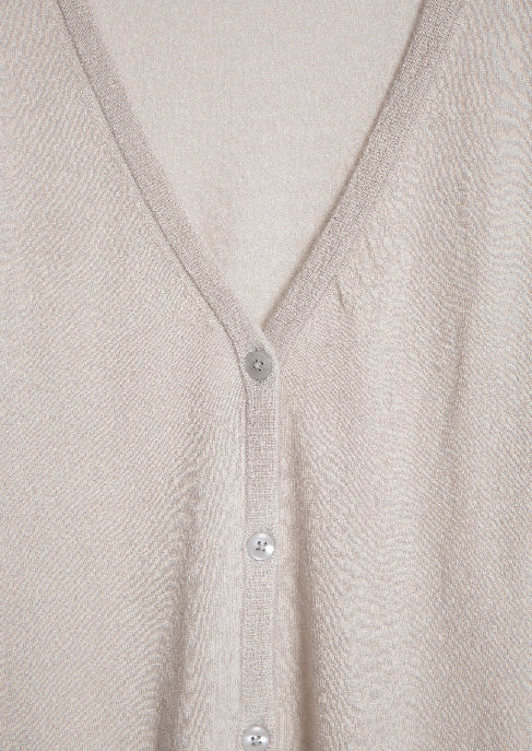100% Cashmere V-Neck Cardigan — Classic Luxury with Custom Fit & Embroidery