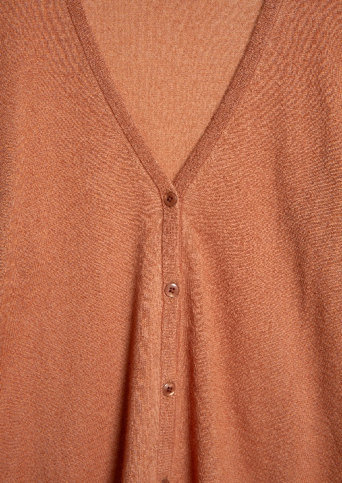 100% Cashmere V-Neck Cardigan — Classic Luxury with Custom Fit & Embroidery