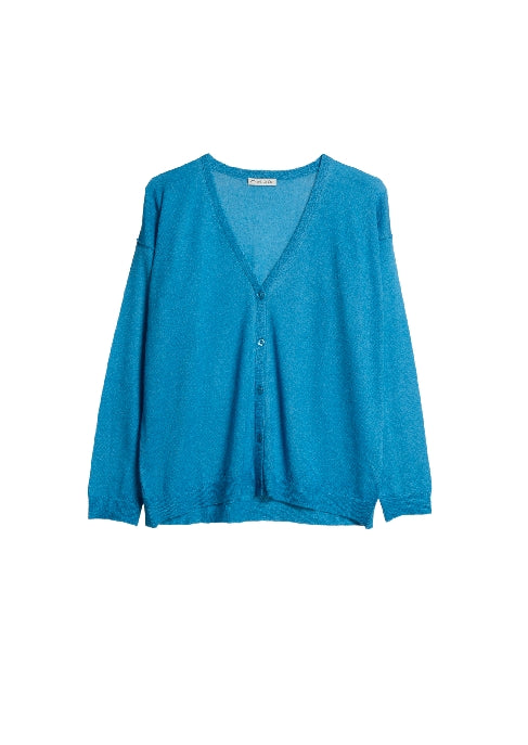 100% Cashmere V-Neck Cardigan — Classic Luxury with Custom Fit & Embroidery